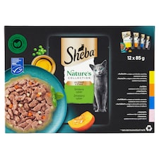 Sheba Nature's Collection zmiešaný výber v šťave 12 x 85 g (1,02 kg)