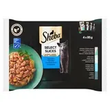 Sheba Select Slices rybí výber v šťave 4 x 85 g (340 g)