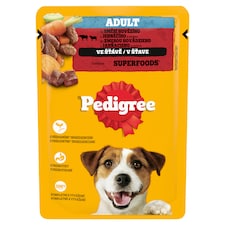 Pedigree Adult so zmesou hovädzieho a jahňacieho a mrkva v šťave 100 g