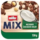 Müller Mix Jogurt s príchuťou makadamových orechov s čokoládovými hviezdičkami 130 g