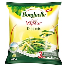 Bonduelle Vapeur Zmes žltých a zelených fazuľových luskov 400 g