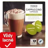 Cappuccino zmes praženej mletej kávy Arabica a Robusta 8 x 7 g + 8 x 17 g (192 g)