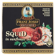 Franz Josef Kaiser Exclusive Kalamáre v slnečnicovom oleji 80 g