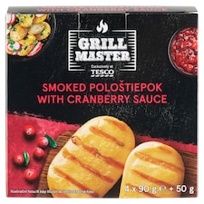 Grill Master Pološtiepok s brusnicovou omáčkou 4 x 90 g