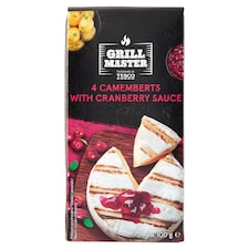 Grill Master Camembert s brusnicovou omáčkou 4 x 100 g