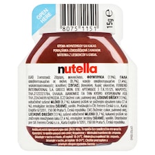 Nutella Nátierka s lieskovými orieškami a kakaom 15 g