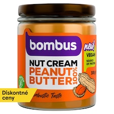 BOMBUS Nut Cream Peanut 100 % 300 g
