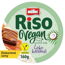 Müller Riso Vegan dezert z ryže s čokoládovo-karamelovou príchuťou 160 g
