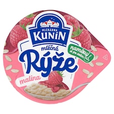 Mlékárna Kunín Mliečna ryža malinová 175 g