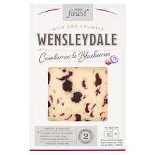 Finest Wensleydale syr so sladenými sušenými brusnicami a čučoriedkami 200 g