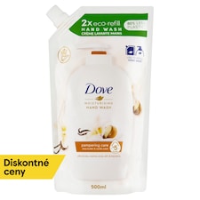 Dove Pampering Bambucké maslo a vanilka Tekuté mydlo náhradná náplň 500 ml