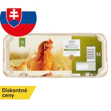 Čerstvé bio vajcia M 10 ks
