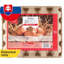 Čerstvé vajcia z podstielky M 20 ks