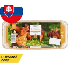 Čerstvé vajcia z chovu na voľnom výbehu M-L 10 ks