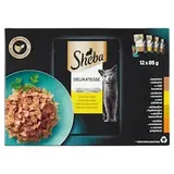 Sheba Delikatesse hydinový výber v želé 12 x 85 g (1,02 kg)