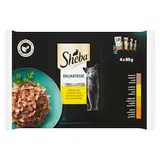 Sheba Delikatesse hydinový výber v želé 4 x 85 g (340 g)