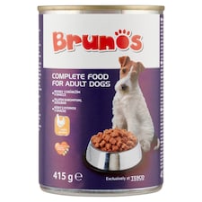 Brunos Kompletné krmivo pre dospelé psy kúsky s hydinou v omáčke 415 g