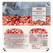 Údená bravčová slanina kocky 4 x 62,5 g (250 g)