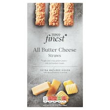 Finest Tyčinky z lístkového cesta s polotučným tvrdým syrom Gouda 100 g