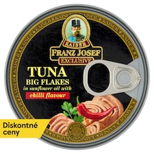Franz Josef Kaiser Exclusive Tuniak kúsky v slnečnicovom oleji s chilli 170 g