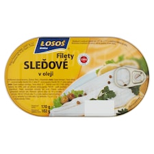 Łosoś Ustka Filety sleďové v oleji 170 g