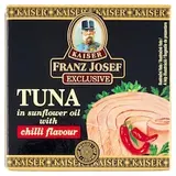 Franz Josef Kaiser Exclusive Tuniak v slnečnicovom oleji s príchuťou chilli 80 g