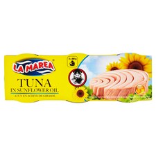 La Marea Tuniak v slnečnicovom oleji 3 x 80 g (240 g)