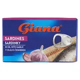 Giana Sardinky v oleji s cesnakom 125 g