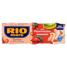 Rio Mare Tuniak v olivovom oleji s čili paprikou, pikantný 3 x 65 g