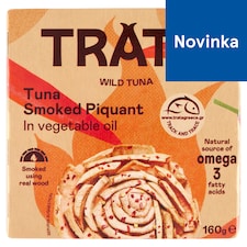 Trata Konzervovaný tuniak údený s príchuťou chilli v rastlinnom oleji 160 g