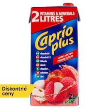 Caprio Plus Nesýtený nealkoholický nápoj s príchuťou jablka a liči 2 l