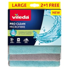 Vileda Pro Clean univerzálna utierka z mikrovlákna 3 ks