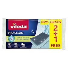 Vileda Pro Clean stredne vysoká hubka 3 ks