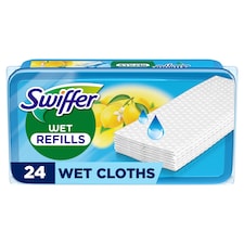 Swiffer Náhradné Vlhčené Utierky Na Zmeták S Vôňou Lemon 24 ks