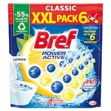 Bref Power Active Lemon tuhý WC blok 6 x 50 g (300 g)