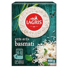 Lagris Ryže basmati dlhozrnná lúpaná vo varných vreckách 400 g