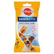 Pedigree DentaStix Doplnkové krmivo pre psy staršie ako 4 mesiace 7 ks 110 g