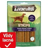 Adventuros Strips maškrty pre psov divina 90 g