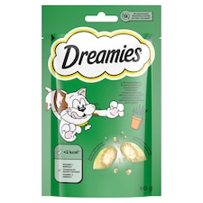 Dreamies S neodolateľnou príchuťou kocúrnika obyčajného 60 g