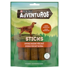 Adventuros Sticks maškrty pre psov bizón 120 g