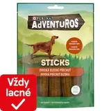 Adventuros Sticks maškrty pre psov bizón 120 g