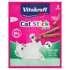Vitakraft Cat Stick Mini doplnkové krmivo pre mačky 3 ks 18 g