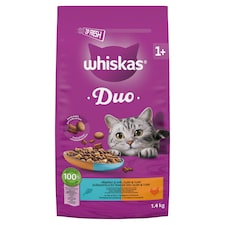 Whiskas Duo Surf & Turf s tuniakom a kuracím 1,4 kg