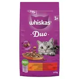 Whiskas Duo klasické menu s jahňacím a morčacím 1,4 kg