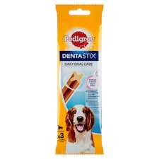 Pedigree Dentastix Doplnkové krmivo pre psy staršie ako 4 mesiace 3 ks 77 g