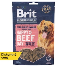 Brit Premium by Nature Polomäkká maškrtka pre psov hovädzina obohatené o jablko 180 g
