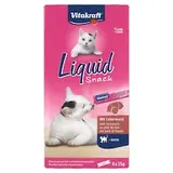Vitakraft Liquid Snack doplnkové krmivo pre mačky od 3. mesiaca 6 x 15 g (90 g)