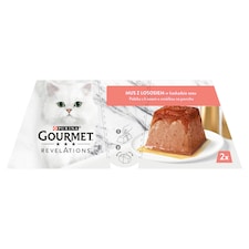 Gourmet Revelations Pre mačky losos paštéta v omáčke 2 x 57 g