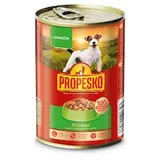 Propesko Kompletné krmivo pre dospelé psy kúsky s jahňacinou v omáčke 415 g