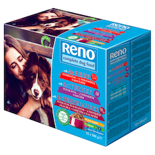 Reno Kompletné krmivo pre dospelé psy kúsky pre psy v omáčke 12 x 100 g
